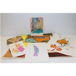 PORTFOLIO FULL OF ORIGINAL ART WORK