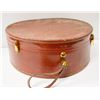 Image 1 : VINTAGE LEATHER SAMSONITE HAT BOX SUITCASE