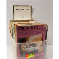 BOX OF VINTAGE SHEET MUSIC