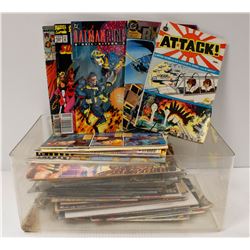 BOX OF ASSORTED VINTAGE COMICS