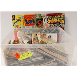 BOX OF ASSORTED VINTAGE COMICS