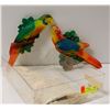 Image 1 : ASSORTED 1950S CHALK WARE BIRD PLAQUES
