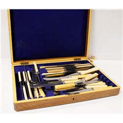 ANTIQUE FRANCIS NEWTON SHEFFIELD BONE HANDLED