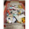 Image 1 : LARGE BIN OF SEWING NOTIONS AND PATTERS