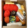 Image 1 : BOF FULL OF MACRAMÉ CORD AND THREAD