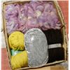 Image 1 : BOX OF ASSORTED YARN