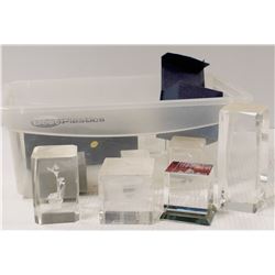 SELECTION OF 3D LASER CUT ORNAMENTS