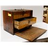 Image 1 : ANTIQUE TOOL BOX WITH DRAWERS FULL OF MACHINIST