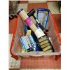 Image 1 : LARGE TUB OF ASSORTED TOOLS PRECISION RULERS AND