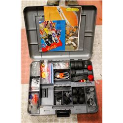 LARGE CASE OF MECCANO TOYS IN CASE