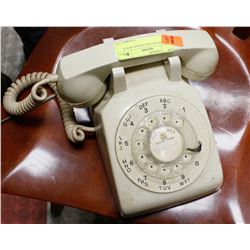 VINTAGE ROTARY PHONE WHITE