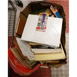 BOX FULL OF VINTAGE MUSIC BOOKS