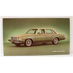 1979 CHEVY MALIBU CLASSIC DEALER DISPLAY LARGE