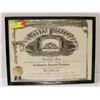Image 1 : 1952 STEFAN RAC TAILORING CERTIFICATE. 17 X 13