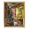 Image 1 : ORIGINAL BLACK VELVET SPANISH STREET SCENE
