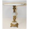 Image 1 : ANTIQUE MARBLE TOP AND BASE PLANT STAND SIDE