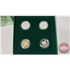 Image 2 : RCM Sterling Silver Fifty Cent Four Coin Set 1997 : Canada's Best Friends