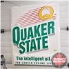 Image 2 : Quaker State Sign (Plastic Insert / Lens) (43"H x 35"W x 3"D)