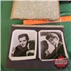 Image 2 : Tray Lot: Hollywood Movie Star Photographs, Country Music Collector Cards & Country Music Hardcover 