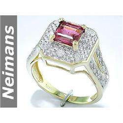 Certified 1.00 ct Peridot Solitaire Pendant 14kt Gold