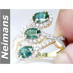 Vintage 10.25 ct Star Sapphire & Diamond Ring 14kt Gold