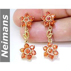 Vintage 7.75 ct Star Sapphire & Diamond Ring 14kt Gold