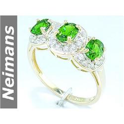 .50 ct Spinel & Diamond Stud Earrings 14kt Gold