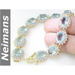 Vintage 2.25 ct White Sapphire & Diamond Ring 14kt Gold