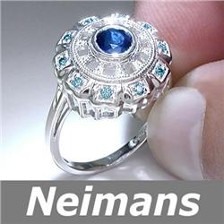 Quality 1.25 ct Rare Purple Sapphire & VS Diamond Ring