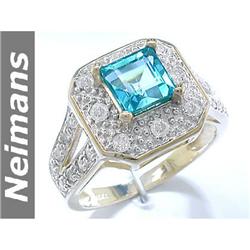 Certified 3.75 ct Sapphire & Diamond Pendant 14kt Gold