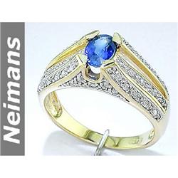 Certified 1.75 ct Ceylon Sapphire & Diamond Ring Gold