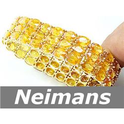 1.50 ct Citrine & Diamond Pendant 14k Gold USGL