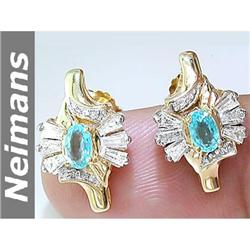 Vintage 3.75 ct Tanzanite, Sapphire & Diamond Pendant