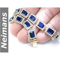 .75 ct Orange Sapphire & Diamond Stud Earrings