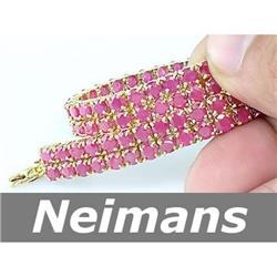 Certified 6.50 ct Ruby & Diamond Ring 14kt Gold