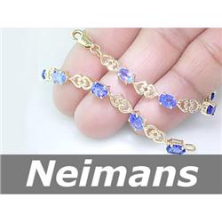 Gem Certified 14.25 ct Sapphire & VS Diamond Ring 14kt