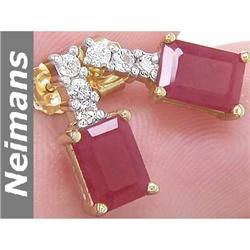 Gem 2.50 ct Emerald, Ruby, Sapphire & VS Diamond Ring