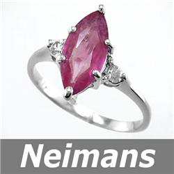 Certified 1.50 ct Black & White Diamond Engagement Ring