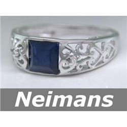 Certified 1.50 ct Rare Black Diamond Engagement Ring