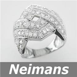 Certified Gem 2.75 ct Sapphire & VS Diamond Ring 14kt