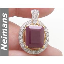 Gem Certified 1.25 ct Orange & White Sapphire Ring 14kt