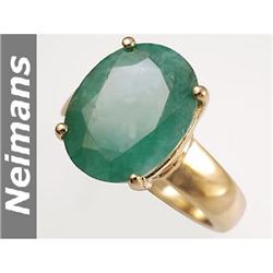 Gem Quality 10.75 ct Amethyst & Diamond Ring 14kt Cert