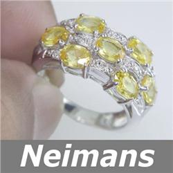 Certified 2.75 ct Tanzanite & VS Diamond Bracelet 14kt