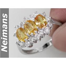 Certified 6.50 ct Tanzanite & VS Diamond Bracelet 14kt