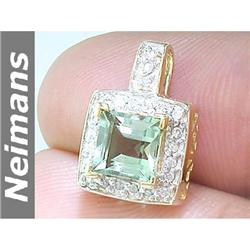 USGL Certified .50 ct Ruby & Diamond Pendant 14kt Gold