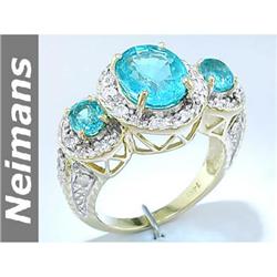 Gem Certified 1.75 ct Pink Sapphire & Diamond Ring 14kt