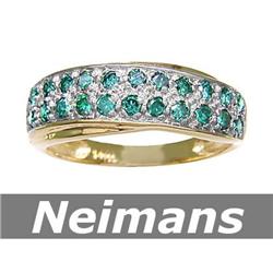 Gem Certified 7.75 ct Green Sapphire Bracelet 14kt Gold