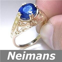 9.00 ct Pink Kunzite Ring 14kt Gold USGL CERT