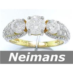 Gem Certified .75 ct Chrome Diopside & Diamond Ring 14k