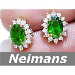 Gem 12.25 ct Pink Kunzite & Diamond Pendant 14k